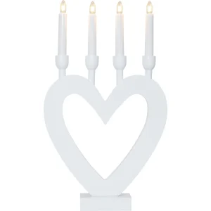 Star Trading - Adventsljusstake Dala - Vit - 45cm