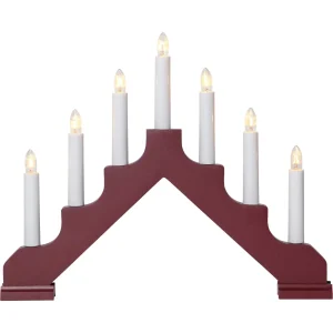 Star Trading - Adventsljusstake Ada - Röd - 30cm